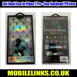 Anti-Shock Case for iPhone 17 Pro – Clear Shockproof TPU Cover, Gorilla Armor